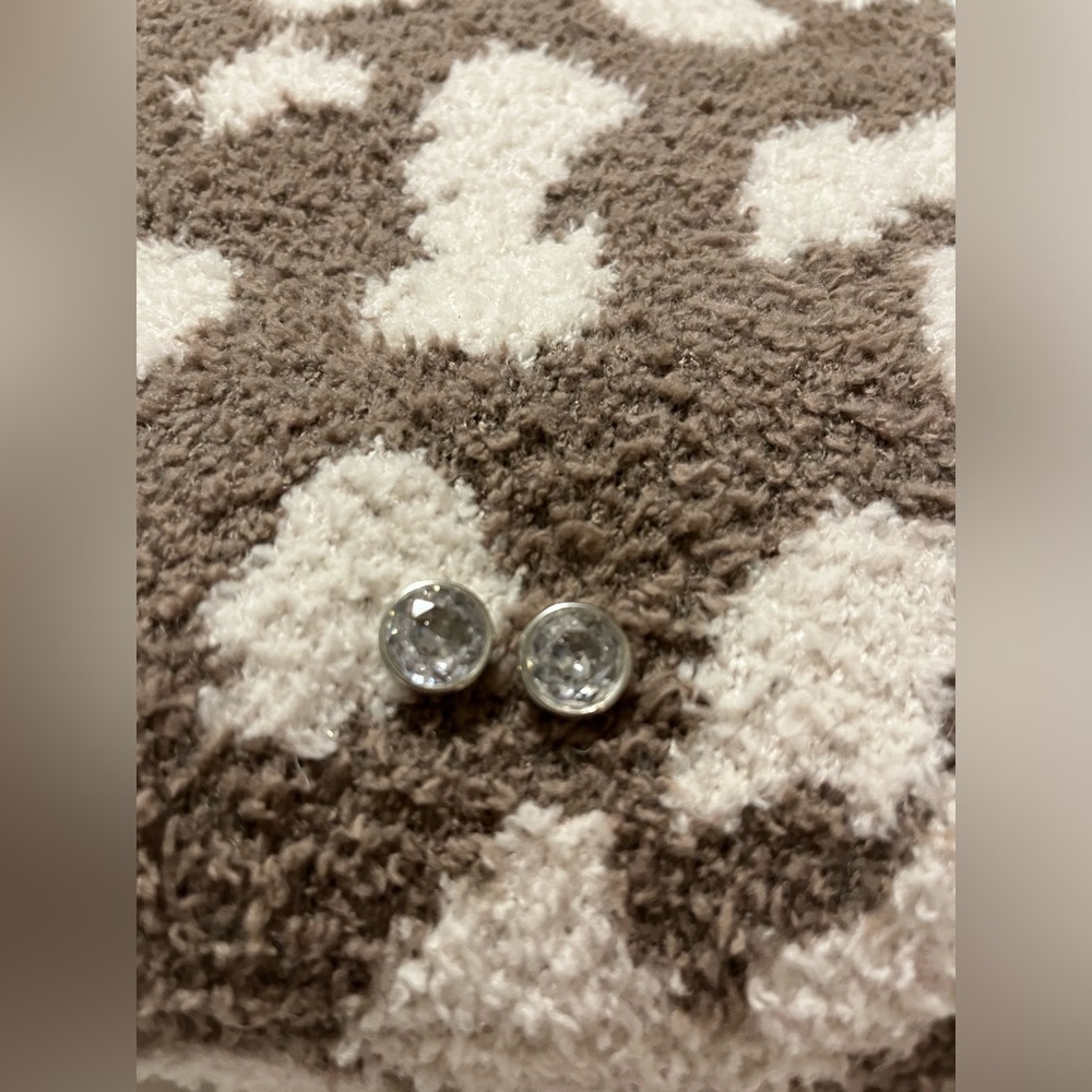 2for$10 Michael Kors, silver crystal earrings